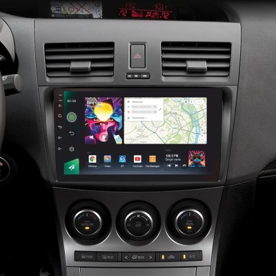 Штатна магнітола SIGMA PRO 9464 ANDROID 10 4+64 Gb 4G DSP Mazda 3 2 2009-2013 9"