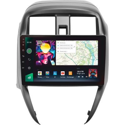 Штатна магнітола SIGMA PRO 10464 ANDROID 10 4+64 Gb 4G DSP Nissan Sunny 2014-2016 10"