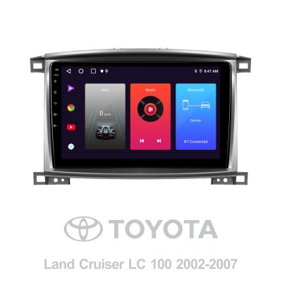 Штатна магнітола SIGMA F10216 ANDROID 10 2+32 Gb Toyota Land Cruiser LC 100-B 2002-2007 (B) 10"