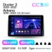 Штатна магнітола Teyes CC3 6+128 Gb з коловим оглядом 360° Renault Duster HM 2 2020-2023 (F1) 10" 2k