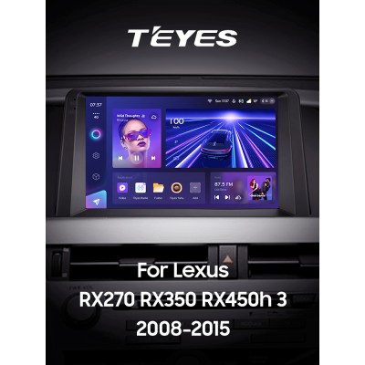 Штатна магнітола Teyes CC3 4+32 Gb Lexus RX270 RX350 RX450h AL10 3 2008-2015 (A) 9" 2k (L3)
