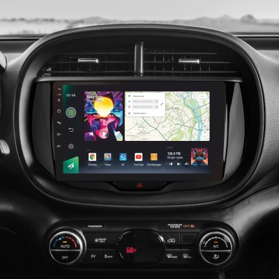 Штатна магнітола SIGMA PRO 9464 ANDROID 10 4+64 Gb 4G DSP Kia Soul SK3 2019-2020 9"