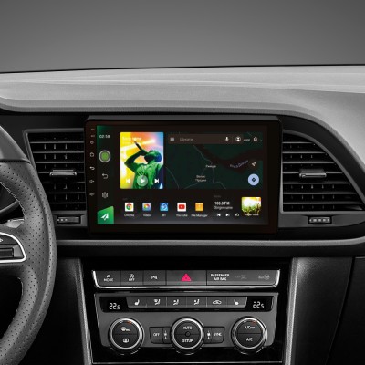 Штатна магнітола SIGMA X9464 ANDROID 10 4+64 Gb 4G DSP Seat Leon 3 2012-2020 (F3) 9"