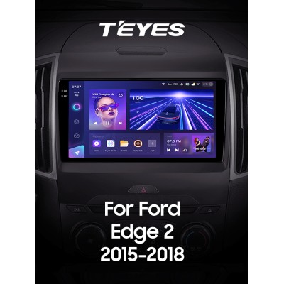 Штатна магнітола Teyes CC3 6+128 Gb з коловим оглядом 360° Ford Edge 2 2015-2018 (F2) 9" 2k (L1)