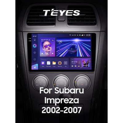Штатна магнітола Teyes CC3 6+128 Gb Subaru Impreza GD GG 2002-2007 9" 2k