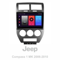 Штатна магнітола SIGMA F10216 ANDROID 10 2+32 Gb Jeep Compass 1 MK 2006-2010 10" (L1)