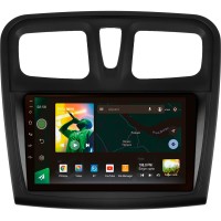 Штатна магнітола SIGMA X9464 ANDROID 10 4+64 Gb 4G DSP Renault Logan 2 2012-2022 Sandero 2 2013-2022 (F1) (B) 9" (L1)
