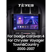 Штатна магнітола Teyes CC3 4+32 Gb Dodge Caravan 4 For Chrysler Voyager RG RS For Town and Country RS 2000-2007 (B) 10" 2k (L1)