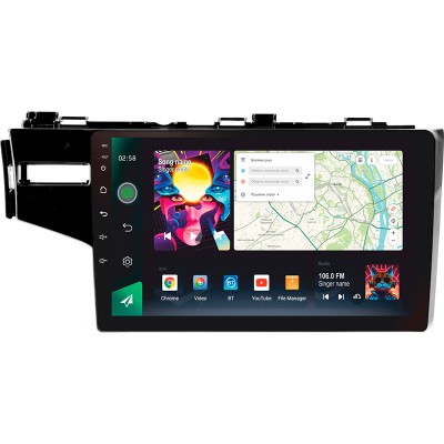 Штатна магнітола SIGMA PRO 10464 ANDROID 10 4+64 Gb 4G DSP Honda Jazz 3 Fit 3 GP GK 2013 - 2020 (B) 10"