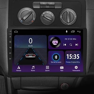 Штатна магнітола SIGMA E10232 ANDROID 10 2+32 Gb Volkswagen Caddy 2K 3 III 2004 - 2010 10"