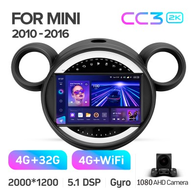 Штатна магнітола Teyes CC3 4+32 Gb BMW Mini (F2) 2010-2016 9" 2k (L3)