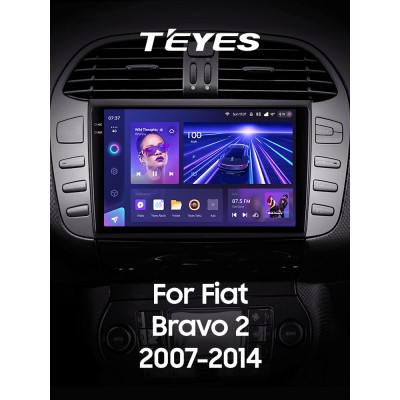 Штатна магнітола Teyes CC3 4+32 Gb Fiat Bravo 198 2 II 2007-2014 9" 2k (L1)