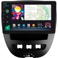 Штатна магнітола SIGMA PRO 108128 ANDROID 12 8+128 Gb 4G DSP Peugeot 107 Toyota Aygo 2005-2014 10" 2k