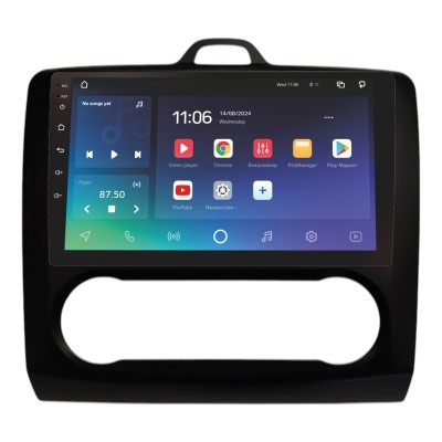 Штатна магнітола SIGMA PRO 9432 ANDROID 10 4+32 Gb 4G DSP Ford FOCUS 2004-2014 AT AC Black 9"