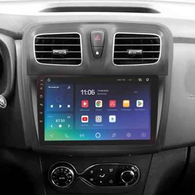 Штатна магнітола SIGMA X9432 ANDROID 10 4+32 Gb 4G DSP Renault Logan 2 2012-2022 Sandero 2 2013-2022 (F1) (A) 9"