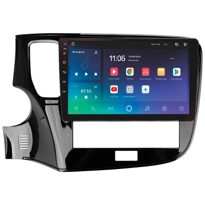 Штатна магнітола SIGMA PRO 10432 ANDROID 10 4+32 Gb 4G DSP Mitsubishi Outlander 3 III GF0W GF0W GG0W 2018 - 2021 10"