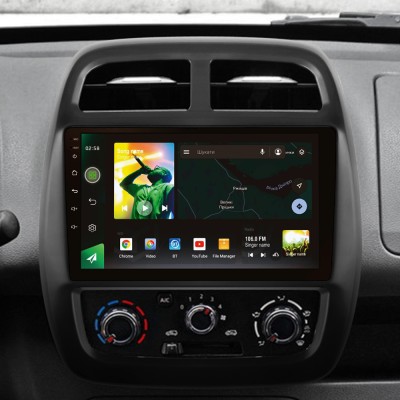 Штатна магнітола SIGMA X9464 ANDROID 10 4+64 Gb 4G DSP Renault KWID 2015-2019 9" (L1)