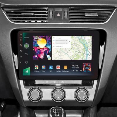 Штатна магнітола SIGMA PRO 10464 ANDROID 10 4+64 Gb 4G DSP Skoda Octavia 3 A7 2013-2018 (A) 10"
