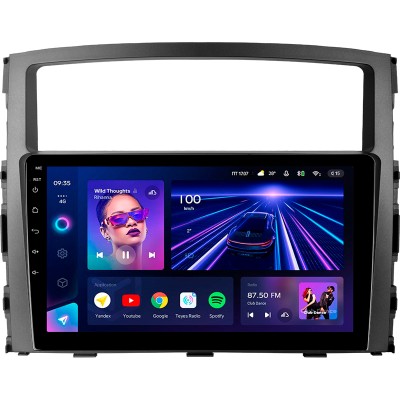Штатна магнітола Teyes CC3 4+32 Gb Mitsubishi Pajero 4 V80 V90 2006-2024 9"