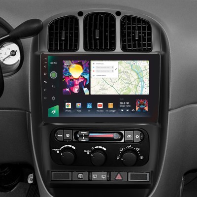 Штатна магнітола SIGMA PRO 10464 ANDROID 10 4+64 Gb 4G DSP Dodge Caravan 4 For Chrysler Voyager RG RS For Town and Country RS 2000-2007 (A) 10" (L1)