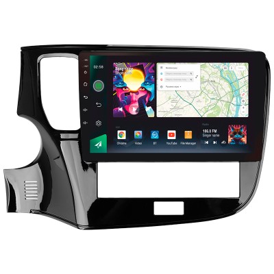 Штатна магнітола SIGMA PRO 10464 ANDROID 10 4+64 Gb 4G DSP Mitsubishi Outlander 3 III GF0W GF0W GG0W 2018 - 2021 10"