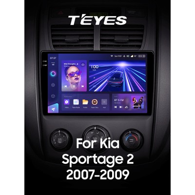 Штатна магнітола Teyes CC3 6+128 Gb Kia Sportage 2 2007-2009 9" 2k