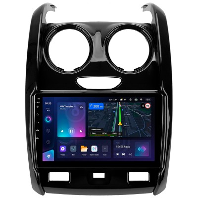 Штатна магнітола Teyes CC3L 4+32 Gb Renault Duster (F2) 2015-2021 / LADA Largus 2021 9" (L1)