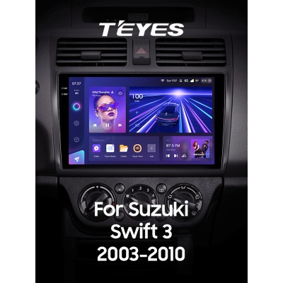 Штатна магнітола Teyes CC3 6+128 Gb Suzuki Swift 3 2003-2010 10" 2k