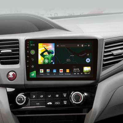 Штатна магнітола SIGMA X9464 ANDROID 10 4+64 Gb 4G DSP Honda Civic 9 FB FK FD 2011-2015 9"