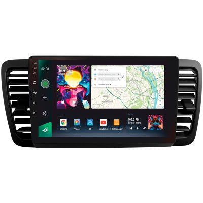 Штатна магнітола SIGMA PRO 9464 ANDROID 10 4+64 Gb 4G DSP Subaru Outback 3 Legacy 4 2003-2009 9"