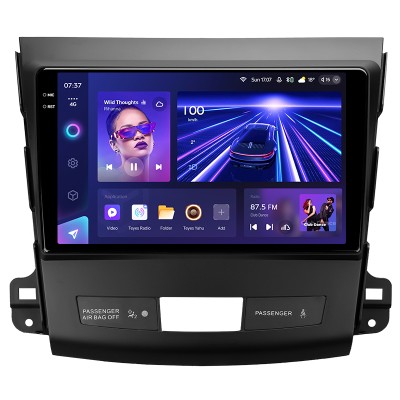 Штатна магнітола Teyes CC3 4+64 Gb Mitsubishi Outlander 2 CW0W 2005-2013 / Citroen C-Crosser 1 2007-2013 / Peugeot 4007 2007-2012 (A) 9" 2k