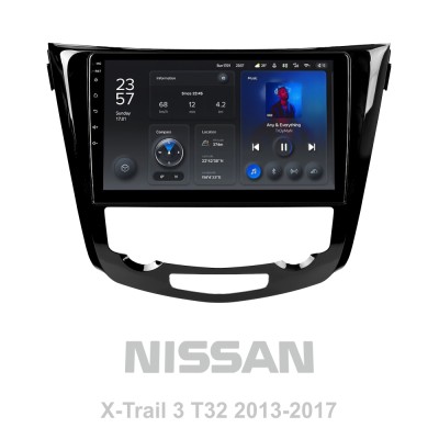 Штатна магнітола Teyes X1 2+32Gb Nissan X-Trail X Trail 3 T32 2013-2022- (F2) Automatic air conditioning (AB) 10"