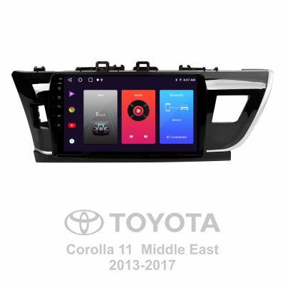 Штатна магнітола SIGMA F10216 ANDROID 10 2+32 Gb Toyota Corolla 11 Middle East 2013-2017 (A) 10"