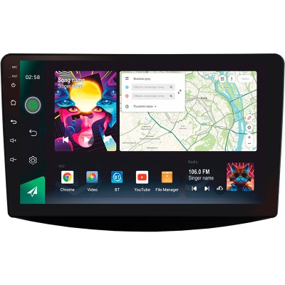 Штатна магнітола SIGMA PRO 9464 ANDROID 10 4+64 Gb 4G DSP Mitsubishi Grandis 1 2003-2010 (F1) 9"