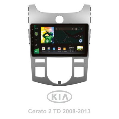Штатна магнітола SIGMA X9464 ANDROID 10 4+64 Gb 4G DSP Kia Cerato 2 TD 2008-2013 (F2) 9"