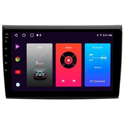 Штатна магнітола SIGMA F9216 ANDROID 10 2+32 Gb Fiat Bravo 198 2 II 2007-2014 9" (L1)