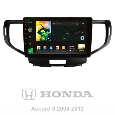 Штатна магнітола SIGMA X9464 ANDROID 10 4+64 Gb 4G DSP Honda Accord 8 2008-2012 9"
