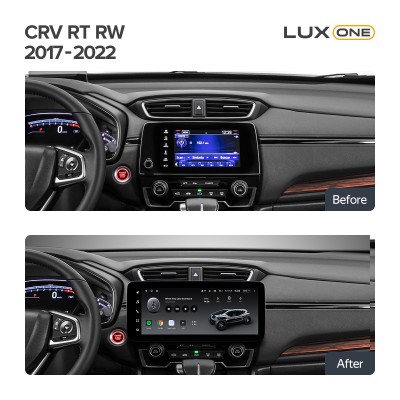 Штатна магнітола Teyes LUX ONE 6+128 Gb Honda CR-V CR-V 5 RT RW 2017-2022 12.3" (L1)