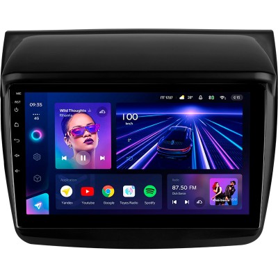 Штатна магнітола Teyes CC3 4+32 Gb Mitsubishi Pajero Sport 2 L200 Triton 2008-2016 9"