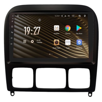 Штатна магнітола SIGMA S9432 ANDROID 10 4+32 Gb 4G DSP Mercedes Benz S CLASS (W220) 1998-2005 Black 9"