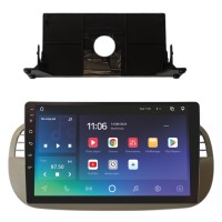 Штатна магнітола SIGMA PRO 9432 ANDROID 10 4+32 Gb 4G DSP Fiat 500 2007-2015 Beige 9"