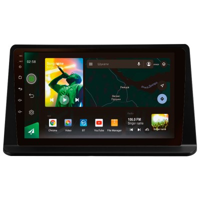 Штатна магнітола SIGMA X9464 ANDROID 10 4+64 Gb 4G DSP Mitsubishi Pajero 2 V30 V40 V20 1991-2004 9"