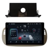 Штатна магнітола Teyes CC4 Pro 8+128 Gb Fiat 500 2007-2015 Beige 9" 2k