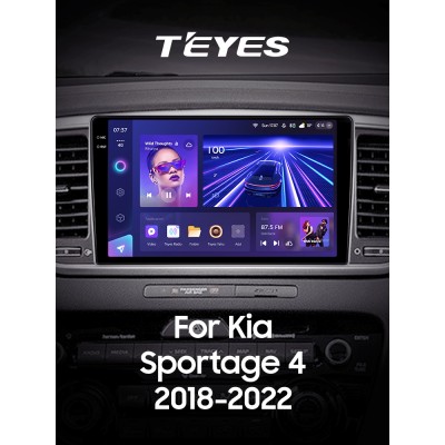 Штатна магнітола Teyes CC3 4+32 Gb Kia Sportage 4 QL 2018-2022 (B) 9" 2k