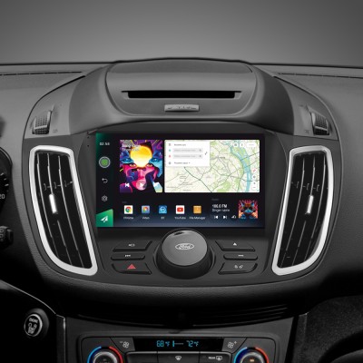 Штатна магнітола SIGMA PRO 9464 ANDROID 10 4+64 Gb 4G DSP Ford Kuga 2 Escape 3 2012 - 2019 (B) 9" (buttons) (L2)