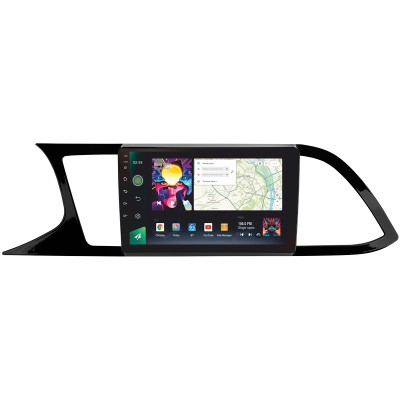 Штатна магнітола SIGMA PRO 9464 ANDROID 10 4+64 Gb 4G DSP Seat Leon 3 2012-2020 (F3) 9"
