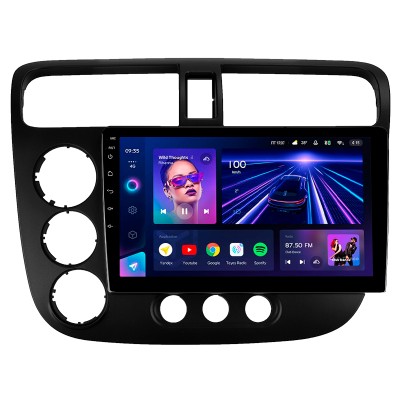 Штатна магнітола Teyes CC3 4+32 Gb Honda Civic 7 2000-2006 9"