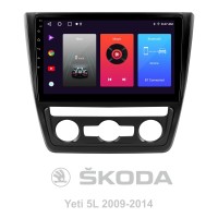 Штатна магнітола SIGMA F10216 ANDROID 10 2+32 Gb Skoda Yeti 5L 2009-2014 10"