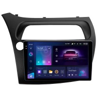 Штатна магнітола Teyes CC3 6+128 Gb з коловим оглядом 360° Honda Civic Hatchback (Left hand drive) 2006-2012 9" 2k