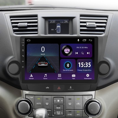 Штатна магнітола SIGMA E10232 ANDROID 10 2+32 Gb Toyota Highlander 2 XU40 2007-2013 (F2) 10" (L1)